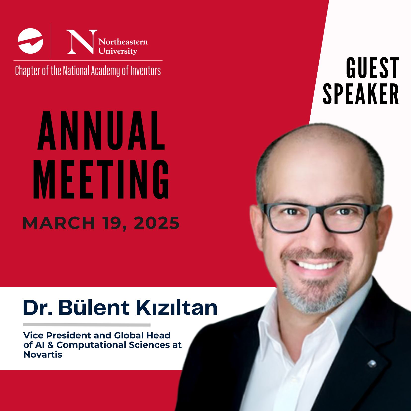 NAI Annual Meeting guest speaker promotional graphic
