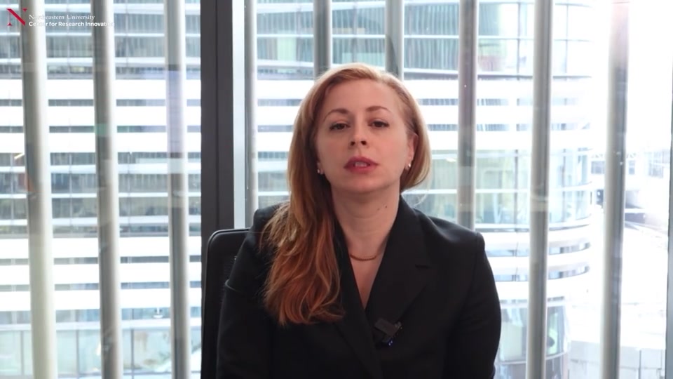 Researcher Tali Konry speaking on camera